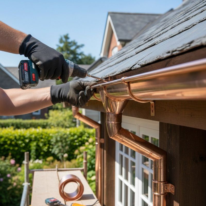 How Copper Gutter Installation Enhances Curb Appeal And Home Value
