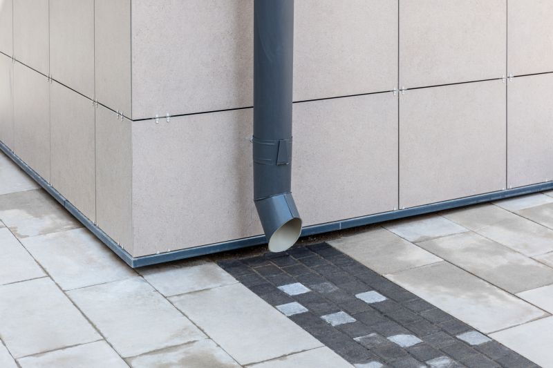 Metal Downspout Installation